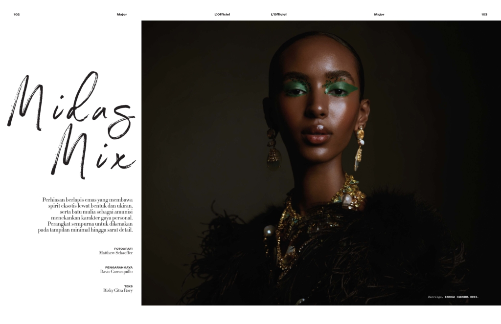 L'Officiel Indonesia Major Jewelry Editorial Photographed by Schaeffer Studios