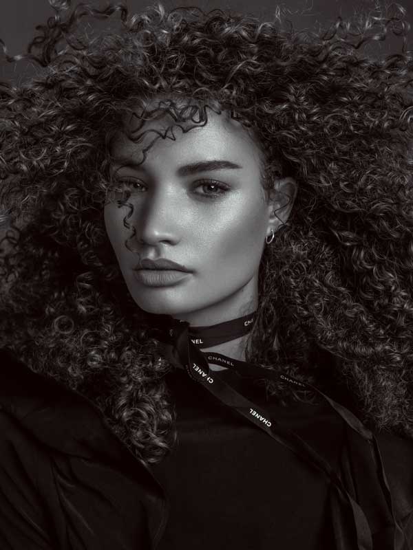 SchaefferStudios NYC Beauty Photographer Featuring Rebekah Miller Wearing Chanel Necklace