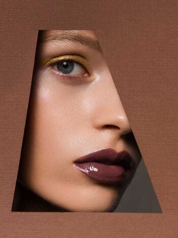 Schaeffer Studios New York City Beauty Photographer featuring Erika Laba for Grazia Trapezoid