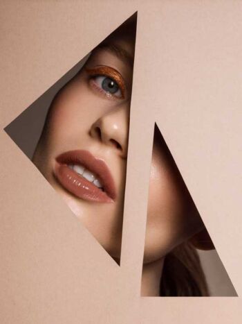 Schaeffer Studios New York City Beauty Photographer featuring Erika Laba for Grazia Bulgaria Double Triangle