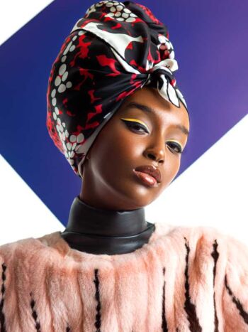 Schaeffer Studios Beauty Photographer for L'Officiel DEC 2019 Pink Fur