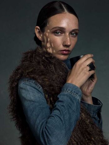 Schaeffer Studios NYC Beauty Photographer Featuring Tayla Marie for Pandora Magazine - Coffee Mug
