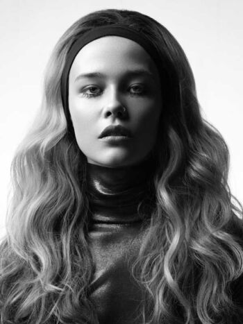 Schaeffer Studios New York City Beauty Photographer Featuring Mercedes Hurzeler for L'Officiel - Long Hair