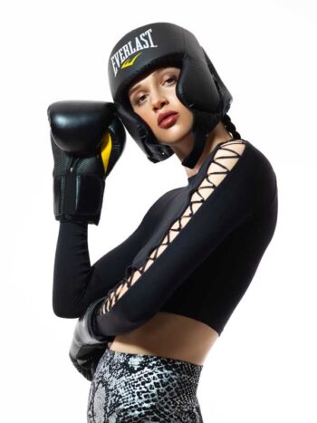 Schaeffer Studios New York Sports Fashion Photographer Featuring Anais Pouliot For Eva Magazine - Everlast Boxing
