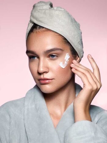 Pandora Magazine Featuring Deirdra Martin by Schaeffer Studios Beauty Photographer Skin Care Story Face Cream